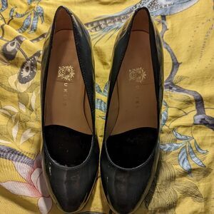 UKIES green patent leather pumps euc sz7.5